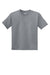 Gildan 8000B Youth DryBlend Moisture Wicking Short Sleeve Crewneck T-Shirt Gravel Grey Flat Front