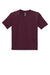 Gildan 8000B Youth DryBlend Moisture Wicking Short Sleeve Crewneck T-Shirt Maroon Flat Front