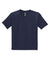 Gildan 8000B Youth DryBlend Moisture Wicking Short Sleeve Crewneck T-Shirt Navy Blue Flat Front