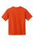 Gildan 8000B Youth DryBlend Moisture Wicking Short Sleeve Crewneck T-Shirt Orange Flat Back