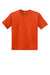 Gildan 8000B Youth DryBlend Moisture Wicking Short Sleeve Crewneck T-Shirt Orange Flat Front