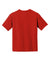 Gildan 8000B Youth DryBlend Moisture Wicking Short Sleeve Crewneck T-Shirt Red Flat Back