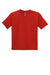 Gildan 8000B Youth DryBlend Moisture Wicking Short Sleeve Crewneck T-Shirt Red Flat Front