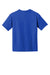 Gildan 8000B Youth DryBlend Moisture Wicking Short Sleeve Crewneck T-Shirt Royal Blue Flat Back