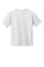Gildan 8000B Youth DryBlend Moisture Wicking Short Sleeve Crewneck T-Shirt White Flat Back