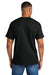 Gildan 8000 Mens DryBlend Moisture Wicking Short Sleeve Crewneck T-Shirt Black Model Back