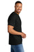 Gildan 8000 Mens DryBlend Moisture Wicking Short Sleeve Crewneck T-Shirt Black Model Side