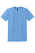 Gildan 8000 Mens DryBlend Moisture Wicking Short Sleeve Crewneck T-Shirt Carolina Blue Flat Front