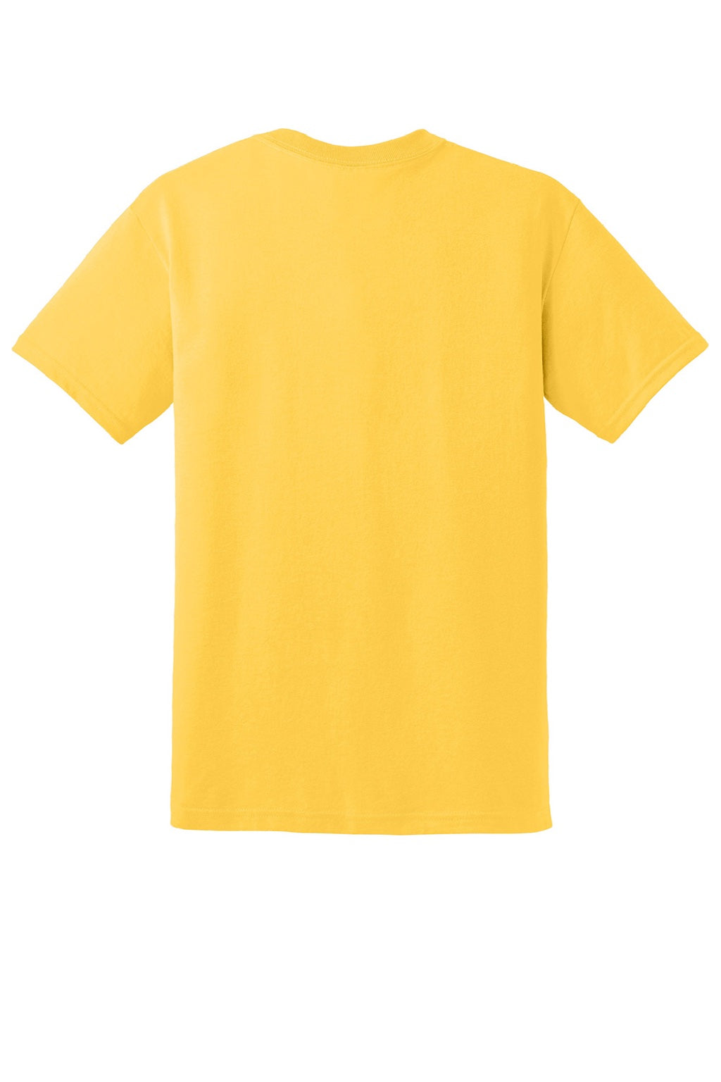 Gildan 8000 Mens DryBlend Moisture Wicking Short Sleeve Crewneck T-Shirt Daisy Yellow Flat Back
