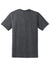 Gildan 8000 Mens DryBlend Moisture Wicking Short Sleeve Crewneck T-Shirt Heather Dark Grey Flat Back