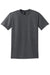 Gildan 8000 Mens DryBlend Moisture Wicking Short Sleeve Crewneck T-Shirt Heather Dark Grey Flat Front