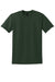 Gildan 8000 Mens DryBlend Moisture Wicking Short Sleeve Crewneck T-Shirt Forest Green Flat Front