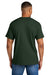 Gildan 8000 Mens DryBlend Moisture Wicking Short Sleeve Crewneck T-Shirt Forest Green Model Back
