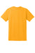 Gildan 8000 Mens DryBlend Moisture Wicking Short Sleeve Crewneck T-Shirt Gold Flat Back