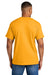 Gildan 8000 Mens DryBlend Moisture Wicking Short Sleeve Crewneck T-Shirt Gold Model Back