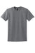Gildan 8000 Mens DryBlend Moisture Wicking Short Sleeve Crewneck T-Shirt Heather Graphite Grey Flat Front