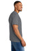 Gildan 8000 Mens DryBlend Moisture Wicking Short Sleeve Crewneck T-Shirt Heather Graphite Grey Model Side