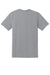 Gildan 8000 Mens DryBlend Moisture Wicking Short Sleeve Crewneck T-Shirt Gravel Grey Flat Back