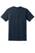 Gildan 8000 Mens DryBlend Moisture Wicking Short Sleeve Crewneck T-Shirt Heather Dark Navy Blue Flat Back