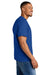 Gildan 8000 Mens DryBlend Moisture Wicking Short Sleeve Crewneck T-Shirt Heather Deep Royal Blue Model Side