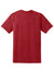 Gildan 8000 Mens DryBlend Moisture Wicking Short Sleeve Crewneck T-Shirt Heather Scarlet Red Flat Back