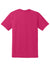 Gildan 8000 Mens DryBlend Moisture Wicking Short Sleeve Crewneck T-Shirt Heliconia Pink Flat Back