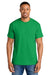 Gildan 8000 Mens DryBlend Moisture Wicking Short Sleeve Crewneck T-Shirt Irish Green Model Front