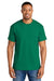 Gildan 8000 Mens DryBlend Moisture Wicking Short Sleeve Crewneck T-Shirt Kelly Green Model Front