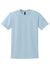 Gildan 8000 Mens DryBlend Moisture Wicking Short Sleeve Crewneck T-Shirt Light Blue Flat Front