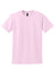Gildan 8000 Mens DryBlend Moisture Wicking Short Sleeve Crewneck T-Shirt Light Pink Flat Front