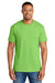 Gildan 8000 Mens DryBlend Moisture Wicking Short Sleeve Crewneck T-Shirt Lime Green Model Front