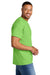 Gildan 8000 Mens DryBlend Moisture Wicking Short Sleeve Crewneck T-Shirt Lime Green Model Side