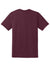 Gildan 8000 Mens DryBlend Moisture Wicking Short Sleeve Crewneck T-Shirt Maroon Flat Back