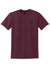 Gildan 8000 Mens DryBlend Moisture Wicking Short Sleeve Crewneck T-Shirt Maroon Flat Front