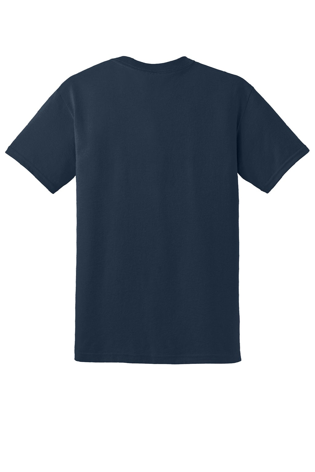 Gildan 8000 Mens Navy Blue DryBlend Moisture Wicking Short Sleeve