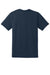 Gildan 8000 Mens DryBlend Moisture Wicking Short Sleeve Crewneck T-Shirt Navy Blue Flat Back
