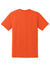 Gildan 8000 Mens DryBlend Moisture Wicking Short Sleeve Crewneck T-Shirt Orange Flat Back