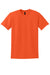 Gildan 8000 Mens DryBlend Moisture Wicking Short Sleeve Crewneck T-Shirt Orange Flat Front