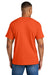 Gildan 8000 Mens DryBlend Moisture Wicking Short Sleeve Crewneck T-Shirt Orange Model Back