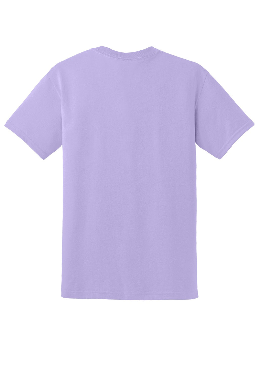 Gildan 8000 Mens DryBlend Moisture Wicking Short Sleeve Crewneck T-Shirt Orchid Purple Flat Back