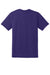 Gildan 8000 Mens DryBlend Moisture Wicking Short Sleeve Crewneck T-Shirt Purple Flat Back