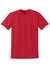 Gildan 8000 Mens DryBlend Moisture Wicking Short Sleeve Crewneck T-Shirt Red Flat Front