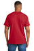 Gildan 8000 Mens DryBlend Moisture Wicking Short Sleeve Crewneck T-Shirt Red Model Back