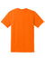Gildan 8000 Mens DryBlend Moisture Wicking Short Sleeve Crewneck T-Shirt Safety Orange Flat Back