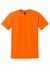 Gildan 8000 Mens DryBlend Moisture Wicking Short Sleeve Crewneck T-Shirt Safety Orange Flat Front