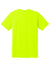 Gildan 8000 Mens DryBlend Moisture Wicking Short Sleeve Crewneck T-Shirt Safety Green Flat Back
