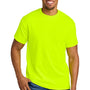 Gildan Mens DryBlend Moisture Wicking Short Sleeve Crewneck T-Shirt - Safety Green