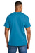 Gildan 8000 Mens DryBlend Moisture Wicking Short Sleeve Crewneck T-Shirt Sapphire Blue Model Back