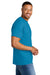 Gildan 8000 Mens DryBlend Moisture Wicking Short Sleeve Crewneck T-Shirt Sapphire Blue Model Side