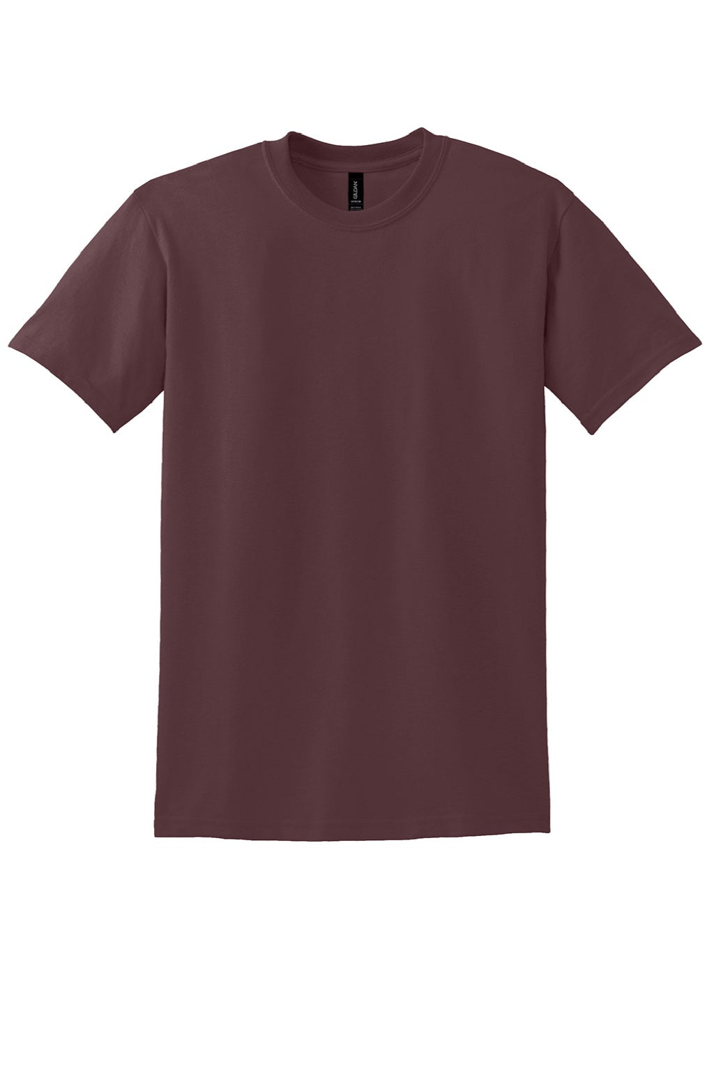 Gildan 8000 Mens DryBlend Moisture Wicking Short Sleeve Crewneck T-Shirt Sport Dark Maroon Flat Front